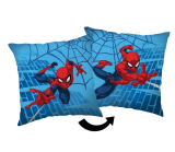 Mikroplyšová obliečka na vankúšik Spiderman Blue 05 40/40