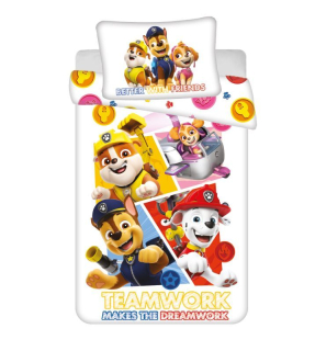 Obliečky do postieľky Paw Patrol Teamwork