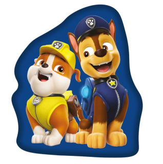 Tvarovaný plyšový vankúšik Paw Patrol Blue 31x28 cm